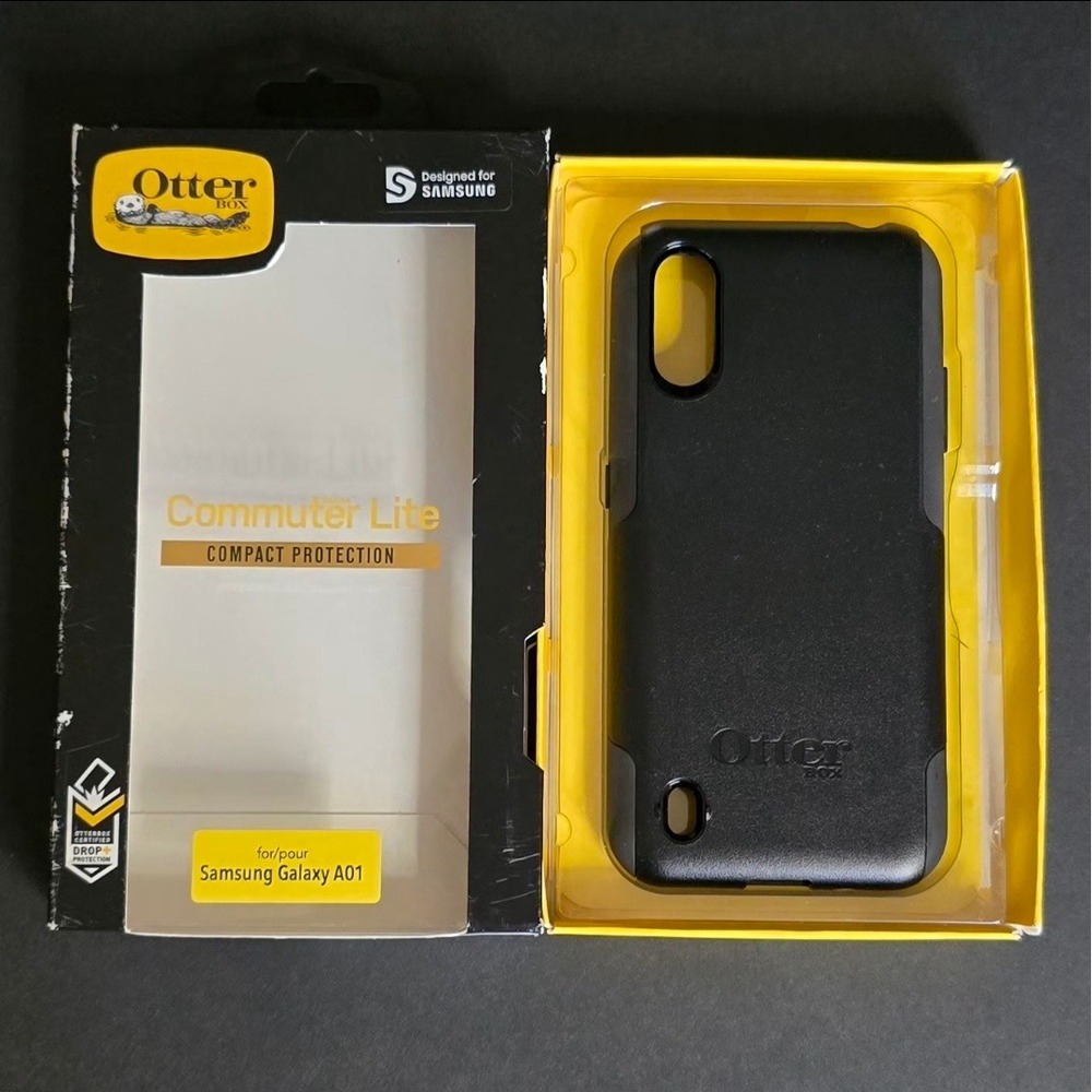 **3/$15** Samsung Galaxy A01 Otter Box Commuter Lite Compact Black Phone Case